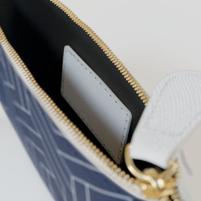 Navy Mini Clutch Bag