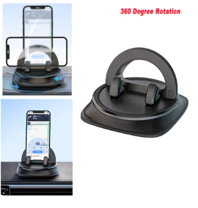 360° Rotatable Silicone Car Dashboard Phone Holder