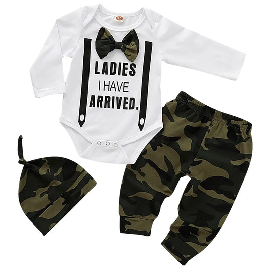 Cute 3PCS Set Baby Clothes