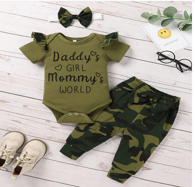 Cute 3PCS Set Baby Clothes