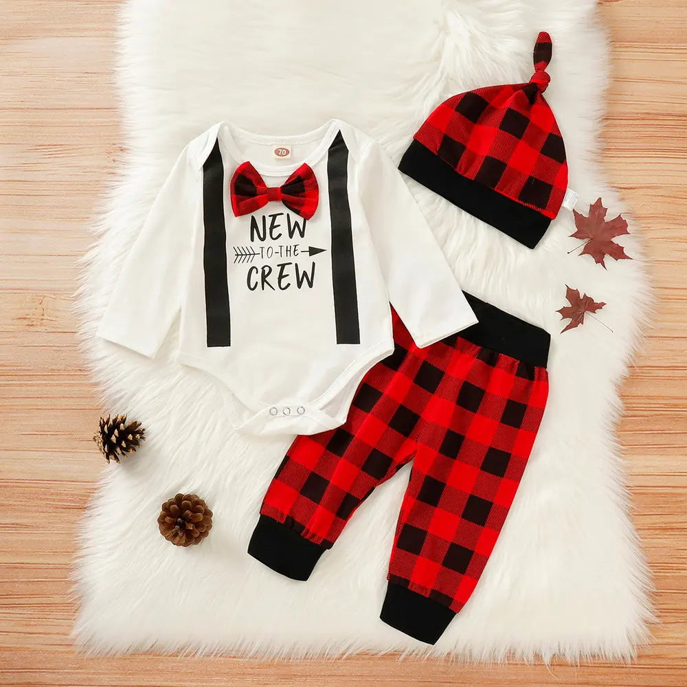 Cute 3PCS Set Baby Clothes